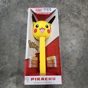 Pokemon "Pikachu" GIANT (12") Pez Candy Roll Dispenser ~ Retired Edition 2024